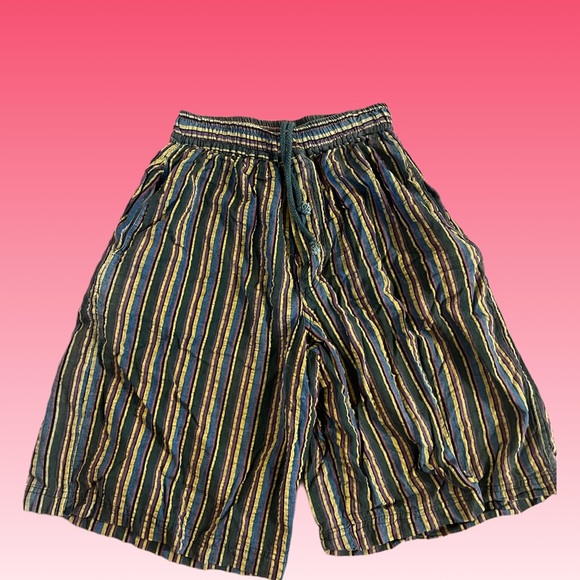 Striped Boho Shorts - Picture 1 of 3